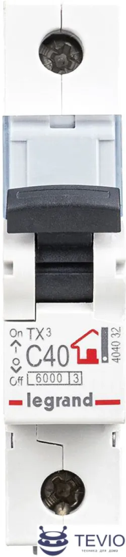 Выключатель автоматический Legrand TX3 1P C 40A 6кА 1M 404032 фото