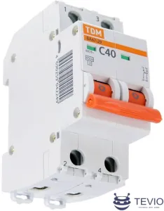 Выключатель автоматический TDM Electric ВА 47-29 2P 6А (C) 4.5кА SQ0206-0089 фото