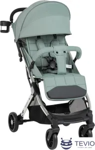 Коляска прогулочная «книга» Farfello Comfy Go Comfort CG-001 (зеленый/серебристый) фото