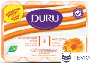 Duru Набор мыла 1+1 Увлажняющий крем и календула 4x80 г фото