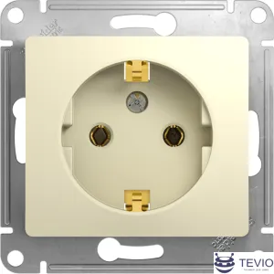 Розетка Schneider Electric Glossa GSL000243 (бежевый) фото