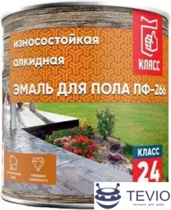 Эмаль Класс 24 ПФ-266 для пола 900 г (золотистый) фото