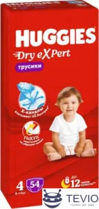 Трусики-подгузники Huggies Dry Expert Mega 4 (54 шт) фото