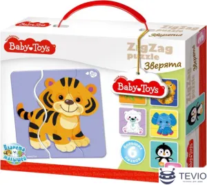 Мозаика/пазл Baby Toys Зверята 02501 фото