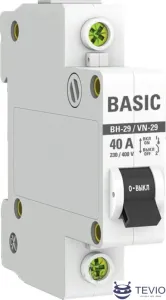 Выключатель нагрузки EKF Basic 1P 40А ВН-29 SL29-1-40-bas фото