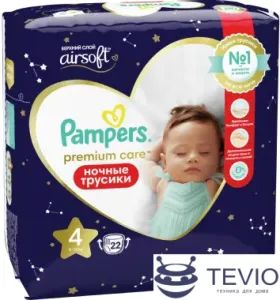 Трусики-подгузники Pampers Premium Care Pants Maxi 4 (22 шт) фото
