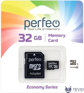 Карта памяти Perfeo microSDHC PF32GMCSH10AES 32GB (с адаптером) фото
