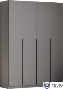 Шкаф распашной Mio Tesoro К "ШК 5" 00-00111963 (графит серый, 1600) фото