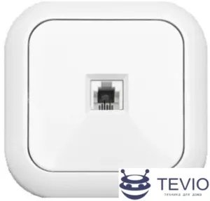 Розетка телефонная Bylectrica Гармония ТР4-020 (белый) фото