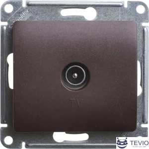 Розетка телевизионная Schneider Electric Glossa GSL000891 (шоколад) фото