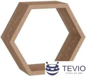 Полка Domax FHS 300 Hexagonal Shelf DS 300x260x115x18 (сонома оак) фото