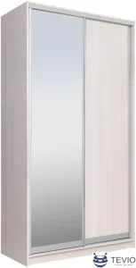 Шкаф-купе Рэйгрупп 138450 YYX Elgon РГ-05.02 (ясень снежный/ясень снежный/хром) фото