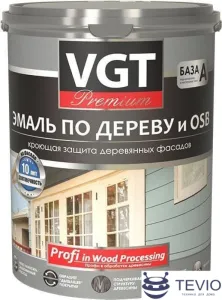 Эмаль VGT Профи по дереву ВД-АК-1179 1 кг (красно-коричневый) фото