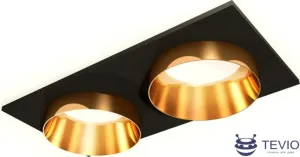 Точечный светильник Ambrella light XC6526024 SBK/PYG фото
