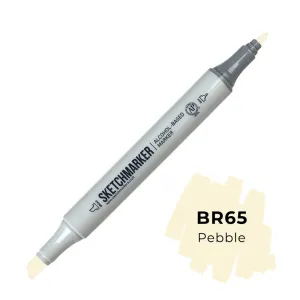 Маркер перманентный двусторонний "Sketchmarker", BR65 коричневая галька фото