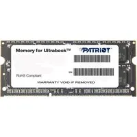 Оперативная память Patriot Memory for Ultrabook 4GB DDR3 SO-DIMM PC3-12800 (PSD34G1600L2S) фото