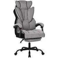 Игровое (геймерское) кресло King Style Pluffy Fabric Black (светло-серый) Игровое (геймерское) кресло King Style Pluffy Fabric Black (светло-серый) фото