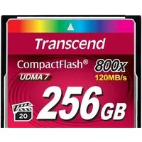 Карта памяти Transcend 800x CompactFlash Premium 256GB (TS256GCF800) фото