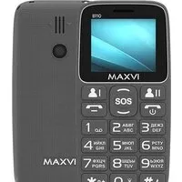 Кнопочный телефон Maxvi B110 (серый) фото