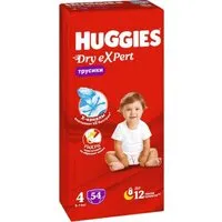 Трусики-подгузники Huggies Dry Expert Mega 4 (54 шт) фото