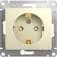 Розетка Schneider Electric Glossa GSL000245 (бежевый) фото
