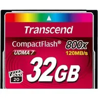 Карта памяти Transcend 800x CompactFlash Premium 32GB (TS32GCF800) фото