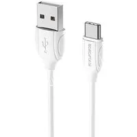 Кабель Borofone BX19 microUSB 1 м (белый) фото