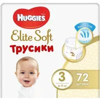 Трусики-подгузники Huggies Elite Soft Giga 3 (72 шт) фото