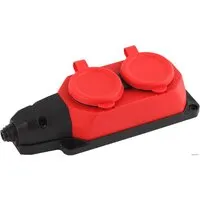 Колодка удлинителя ЭРА K-2e-RED-IP44 фото