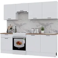 Готовая кухня Горизонт Paola 240 (белый) фото