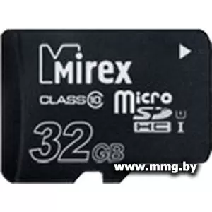 Карта памяти Mirex microSDHC UHS-I (Class 10) 32GB [13612-MCSUHS32] фото