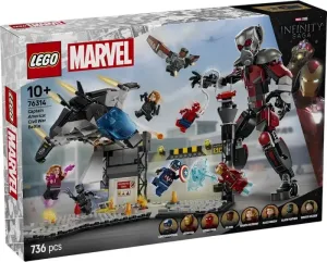 Конструктор LEGO 76314 Капитан Америка: Битва во время гражданской войны фото