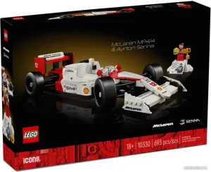 Конструктор LEGO Icons 10330 McLaren F1 MP4/4 и Айртон Сенна фото