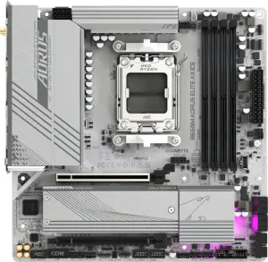 Материнская плата Gigabyte B650M Aorus Elite AX Ice фото