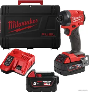 Винтоверт Milwaukee M18 FUEL M18FID3-502X 4933479865 (с 2-мя АКБ, кейс) фото