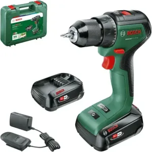 Дрель-шуруповерт Bosch UniversalDrill 18V-60 06039D7002 (с 2-мя АКБ 2 Ач, кейс) фото