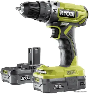 Ударная дрель-шуруповерт Ryobi R18PD2-220S 5133004459 (с 2-мя АКБ, сумка) фото