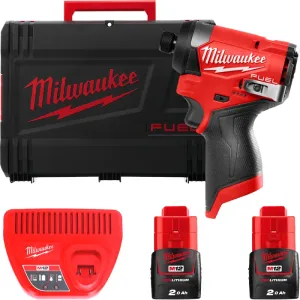 Винтоверт Milwaukee M12 FUEL M12FID2-202X 4933479877 (с 2-мя АКБ, кейс) фото