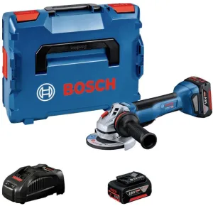 Угловая шлифмашина Bosch GWS 18V-10 P Professional 06019J4101 (с 2-мя АКБ, кейс) фото
