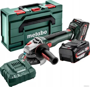 Угловая шлифмашина Metabo WB 18 LT BL 11-125 Quick 613054650 (с 2-мя АКБ, кейс) фото