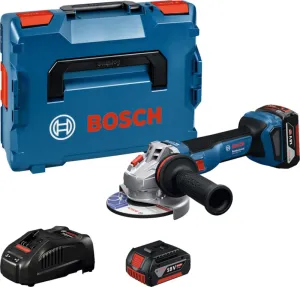 Угловая шлифмашина Bosch GWS 18V-11 S Professional 06019N4002 (с 2-мя АКБ, кейс) фото