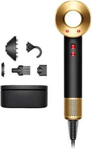 Фен Dyson HD07 Supersonic (евровилка, черный оникс/золотистый) фото