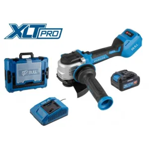 Аккум. углошлифмашина BULL CSG 1812-1 SR Xcase XLTpro 1x4 Ач БЕСЩЕТ, 125 мм, рег. об., 10 000 об/мин фото