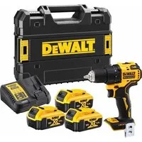 Дрель-шуруповерт DeWalt DCD708P3T (с 3-мя АКБ 5 Ач, кейс) фото