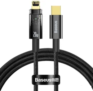 Кабель Baseus Explorer Series Auto Power-Off Fast Charging Type-C to IP фото
