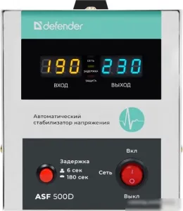 Стабилизатор напряжения Defender ASF 500D фото