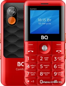 Кнопочный телефон BQ BQ-2006 Comfort (красный) фото
