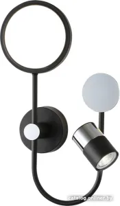 Бра Ambrella light LineTech FL51601/3 BK/CH (черный/хром) фото