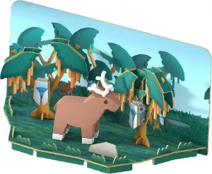 Магнитный конструктор Halftoys Animal Олень с диорамой HA010 фото