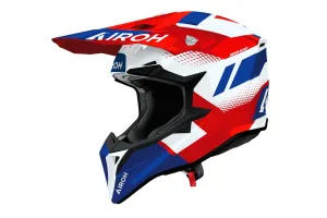 Мотошлем Airoh WRAAAP Vision WRAV55-M (M, красный/синий глянец) фото